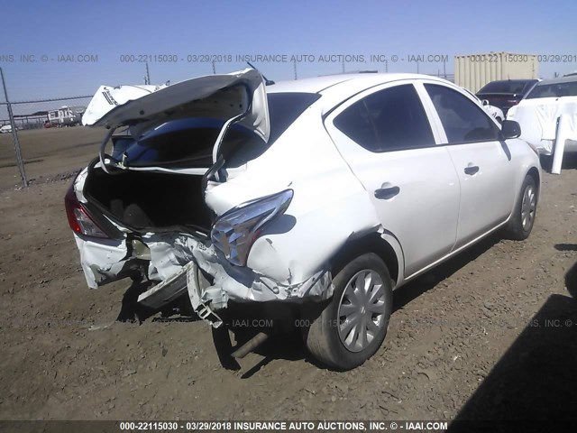 3N1CN7AP1FL827846 - 2015 NISSAN VERSA S/S PLUS/SV/SL WHITE photo 4