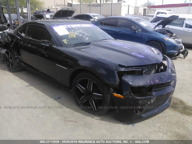 2G1FB1E32F9275213 - 2015 CHEVROLET CAMARO LS BLACK photo 1