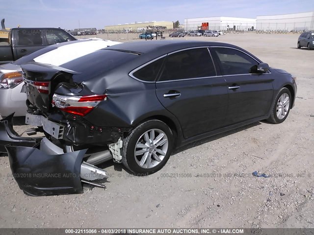 4T1BK1EB9DU029249 - 2013 TOYOTA AVALON PREMIUM/TOURING/LIMITED GRAY photo 4