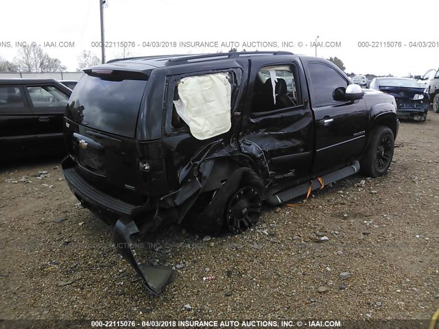 1GNFK13048R204997 - 2008 CHEVROLET TAHOE K1500 BLACK photo 4