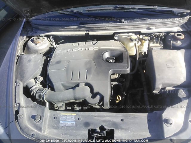 1G1ZC5E05AF215482 - 2010 CHEVROLET MALIBU 1LT 锡色 照片 9