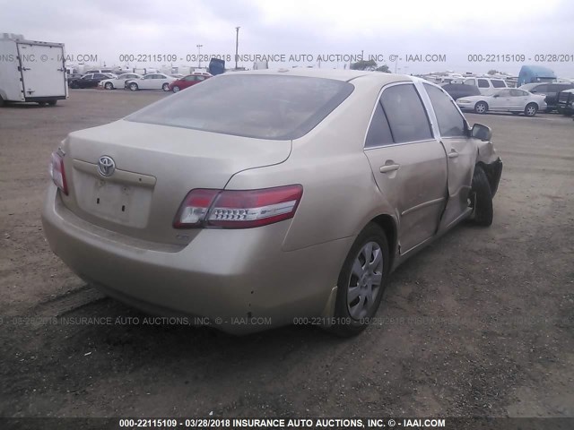 4T4BF3EKXAR029102 - 2010 TOYOTA CAMRY SE/LE/XLE Алтын фото 4