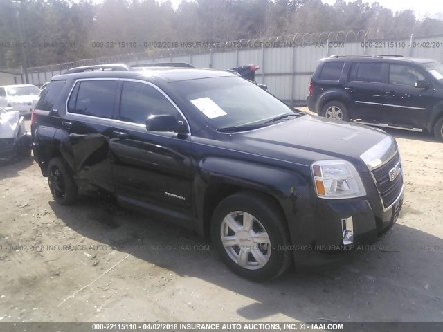 2GKFLRE35E6362840 - 2014 GMC TERRAIN SLE BLACK photo 1