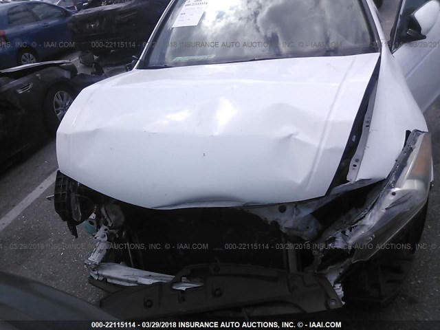 1HGCP2F60CA059534 - 2012 HONDA ACCORD SE WHITE photo 6