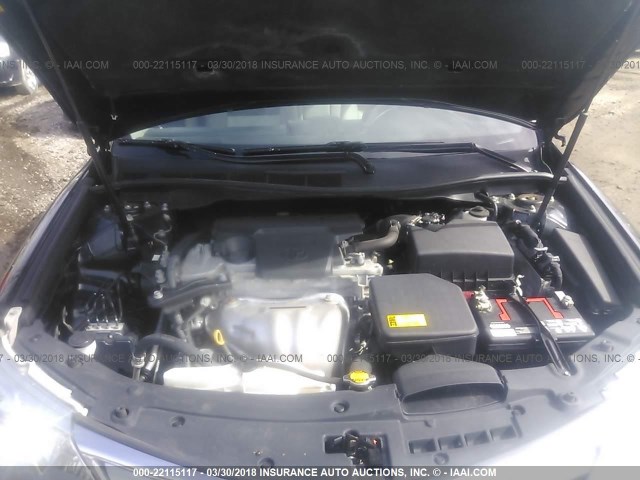 4T4BF1FK6ER340244 - 2014 TOYOTA CAMRY L/SE/LE/XLE შავი ფოტო 10