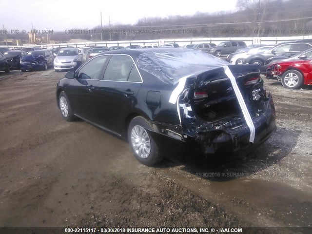 4T4BF1FK6ER340244 - 2014 TOYOTA CAMRY L/SE/LE/XLE შავი ფოტო 3