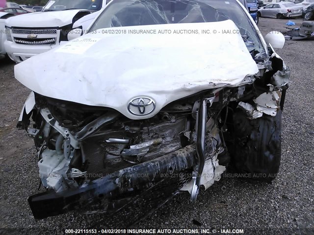 4T3ZA3BB8BU043844 - 2011 TOYOTA VENZA WHITE photo 6