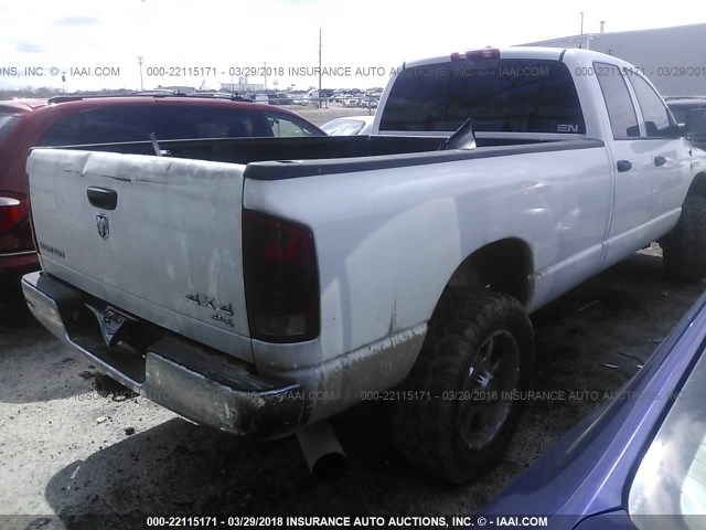 3D7KS28C96G188444 - 2006 DODGE RAM 2500 ST/SLT/LARAMIE თეთრი ფოტო 4