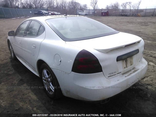 2G2WR554361195327 - 2006 PONTIAC GRAND PRIX GT WHITE photo 3