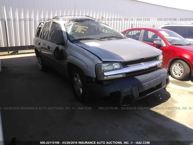 1GNDS13S532397669 - 2003 CHEVROLET TRAILBLAZER  GRAY photo 1