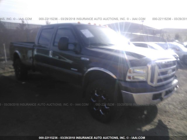 1FTWW31P65EB09899 - 2005 FORD F350 SRW SUPER DUTY GRAY photo 1