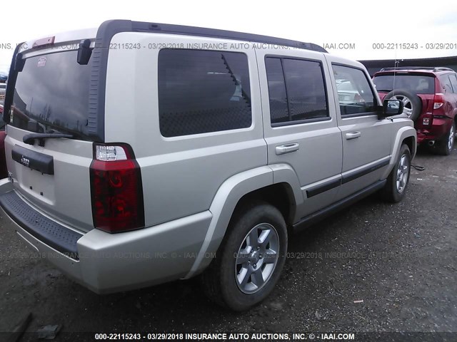 1J8HG48K87C658615 - 2007 JEEP COMMANDER ყავისფერი ფოტო 4