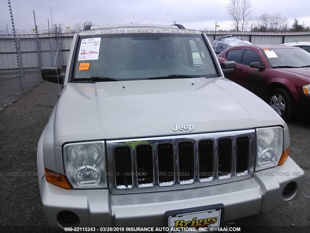 1J8HG48K87C658615 - 2007 JEEP COMMANDER ყავისფერი ფოტო 6