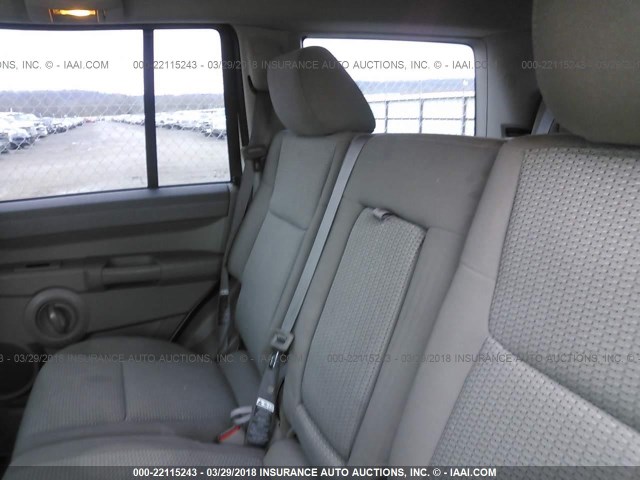 1J8HG48K87C658615 - 2007 JEEP COMMANDER ყავისფერი ფოტო 8