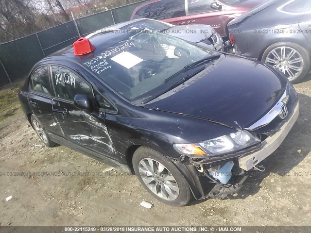 2HGFA16959H527285 - 2009 HONDA CIVIC EXL 黑色 照片 1