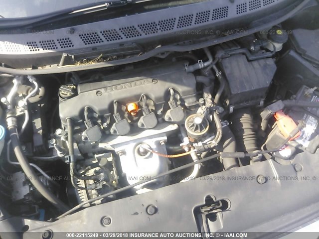 2HGFA16959H527285 - 2009 HONDA CIVIC EXL 黑色 照片 10