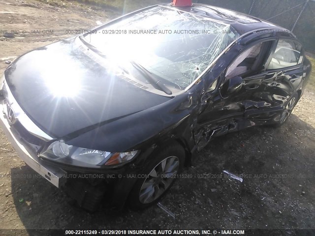 2HGFA16959H527285 - 2009 HONDA CIVIC EXL 黑色 照片 2