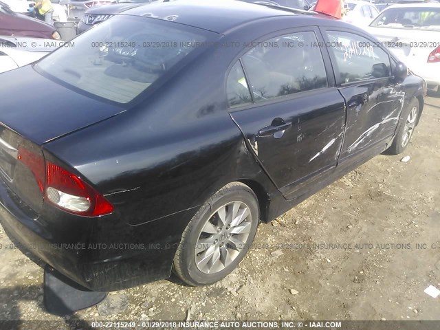 2HGFA16959H527285 - 2009 HONDA CIVIC EXL 黑色 照片 4