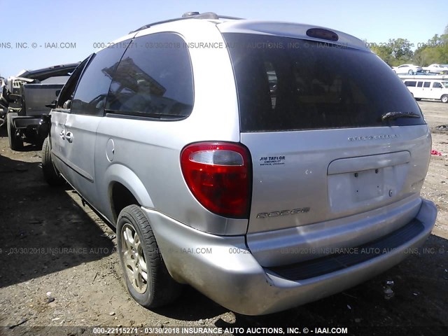 2D4GP44L53R218504 - 2003 DODGE GRAND CARAVAN SPORT SILVER photo 3