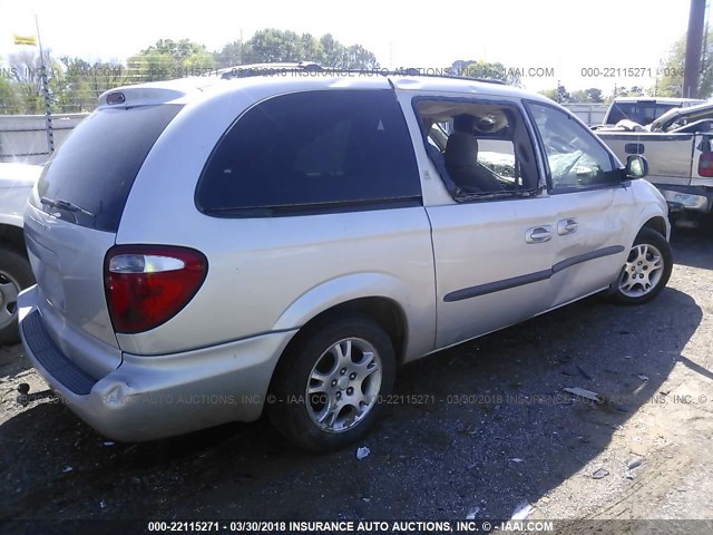 2D4GP44L53R218504 - 2003 DODGE GRAND CARAVAN SPORT SILVER photo 4