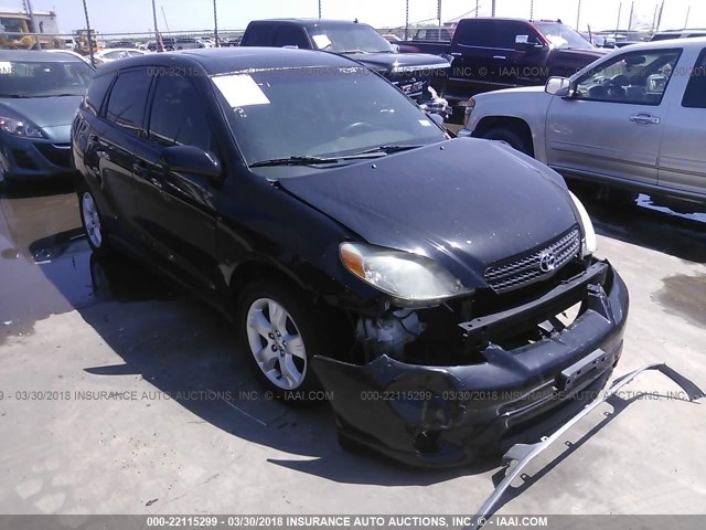 2T1KR32E76C584534 - 2006 TOYOTA COROLLA MATRIX XR BLACK photo 1