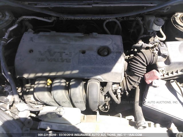 2T1KR32E76C584534 - 2006 TOYOTA COROLLA MATRIX XR BLACK photo 10