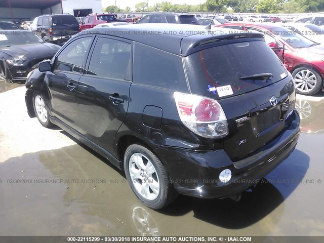 2T1KR32E76C584534 - 2006 TOYOTA COROLLA MATRIX XR BLACK photo 3