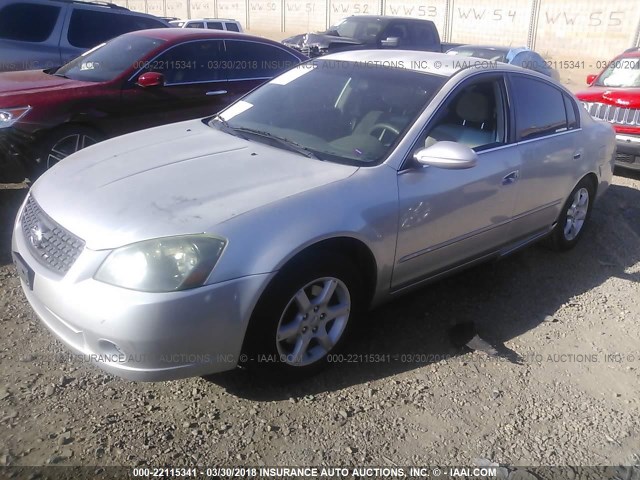 1N4AL11E65C112938 - 2005 NISSAN ALTIMA S/SL SILVER photo 2