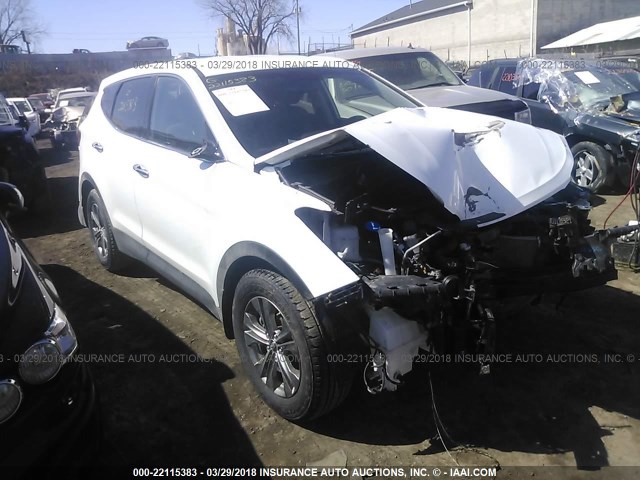 5XYZTDLB3EG131492 - 2014 HYUNDAI SANTA FE SPORT  WHITE photo 1