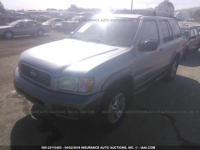 JN8AR07Y4YW399613 - 2000 NISSAN PATHFINDER LE/SE/XE SILVER photo 2