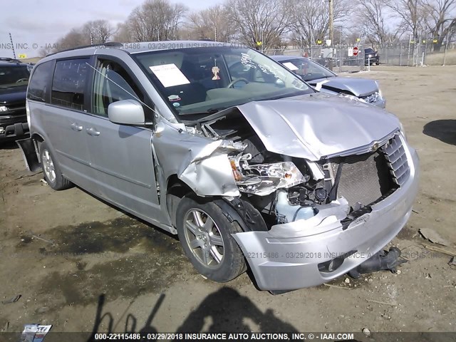 2A4RR5D12AR432698 - 2010 CHRYSLER TOWN & COUNTRY TOURING SILVER photo 1