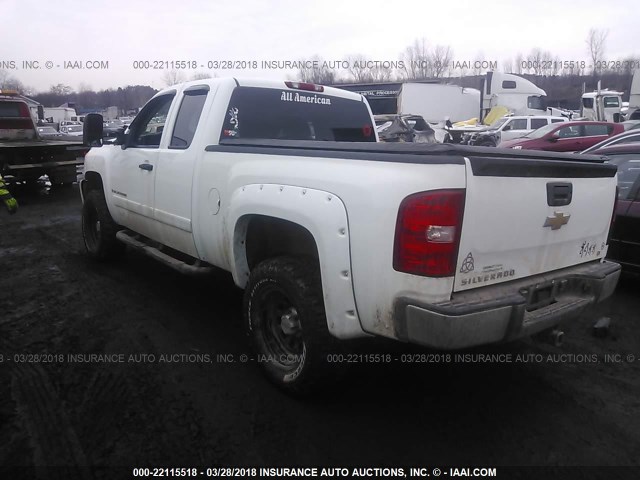 1GCEK19C48E183727 - 2008 CHEVROLET SILVERADO K1500 WHITE photo 3