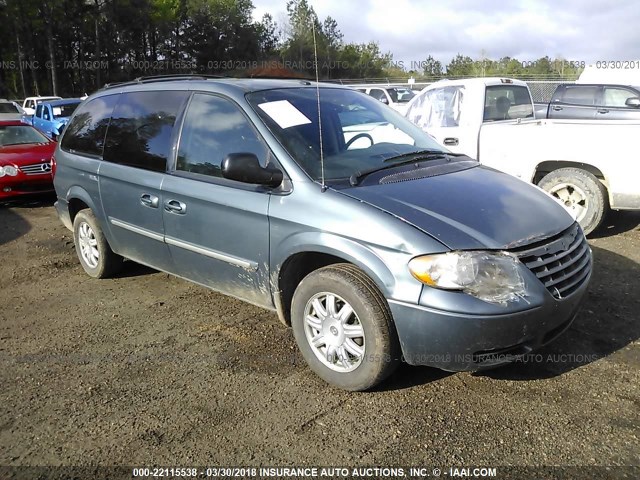 2A4GP54L27R273818 - 2007 CHRYSLER TOWN & COUNTRY TOURING GREEN photo 1