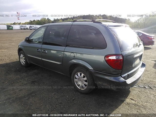 2A4GP54L27R273818 - 2007 CHRYSLER TOWN & COUNTRY TOURING GREEN photo 3