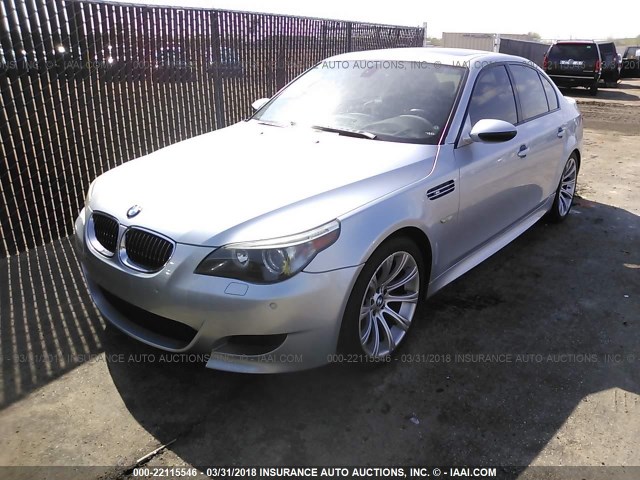 WBSNB93516B584247 - 2006 BMW M5 SILVER photo 6