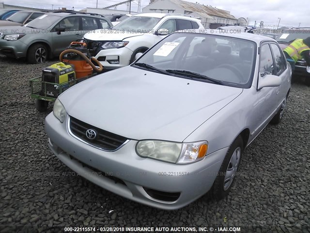 1NXBR12E31Z553874 - 2001 TOYOTA COROLLA CE/LE/S Champagne photo 2