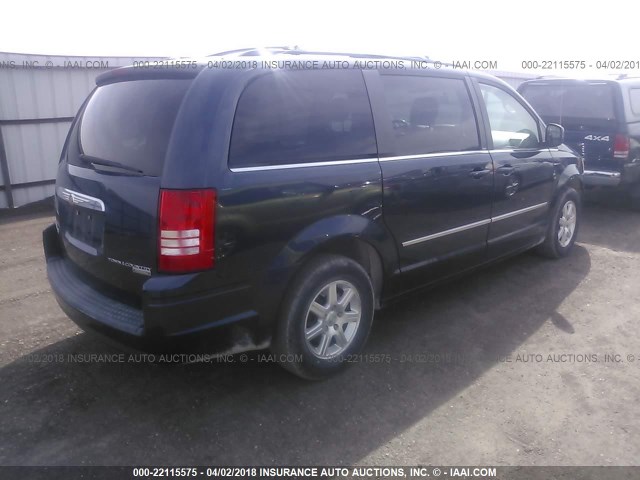 2A8HR54149R591034 - 2009 CHRYSLER TOWN & COUNTRY TOURING Navy photo 4