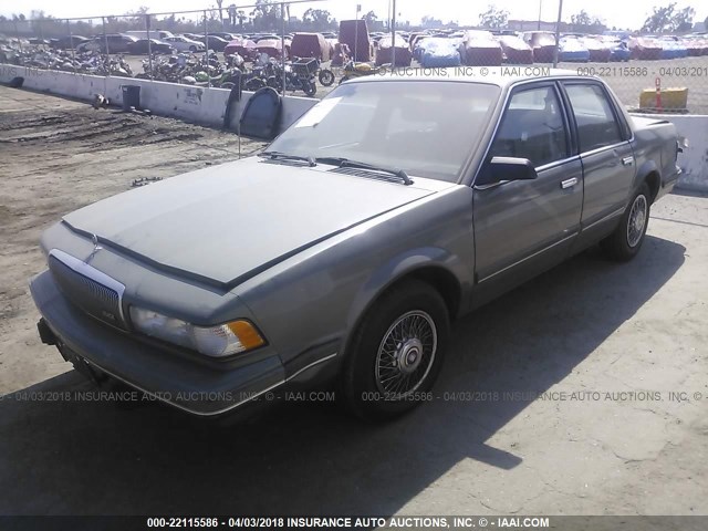 1G4AG55M8T6425679 - 1996 BUICK CENTURY SPECIAL/CUSTOM/LIMITED GRAY photo 2