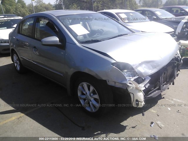 3N1AB6AP5BL635804 - 2011 NISSAN SENTRA 2.0/2.0S/SR/2.0SL GRAY photo 1