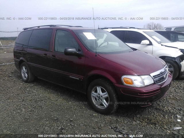 1GNDX13EX3D317217 - 2003 CHEVROLET VENTURE LUXURY MAROON photo 1