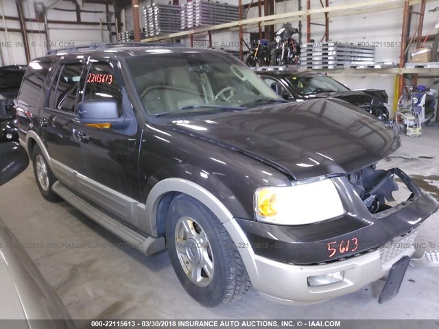 1FMFU18555LA43738 - 2005 FORD EXPEDITION EDDIE BAUER BLACK photo 1