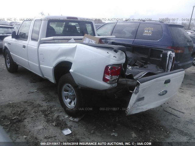 1FTYR14E08PA94808 - 2008 FORD RANGER SUPER CAB WHITE photo 3