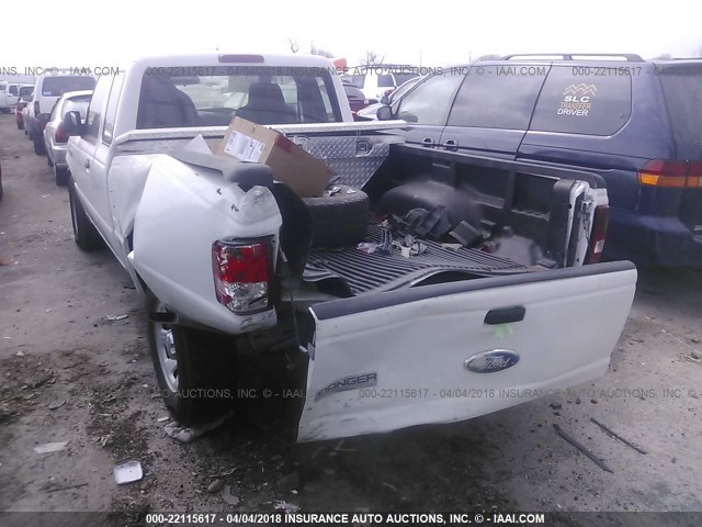 1FTYR14E08PA94808 - 2008 FORD RANGER SUPER CAB WHITE photo 6