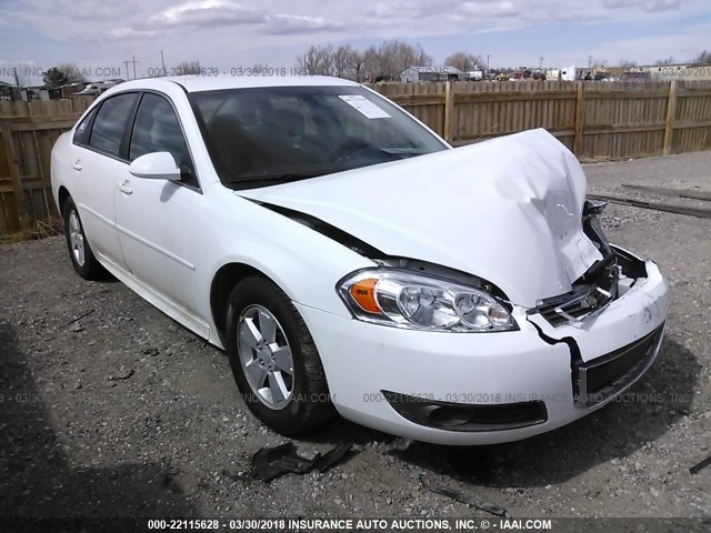 2G1WB5EK5A1246956 - 2010 CHEVROLET IMPALA LT WHITE photo 1