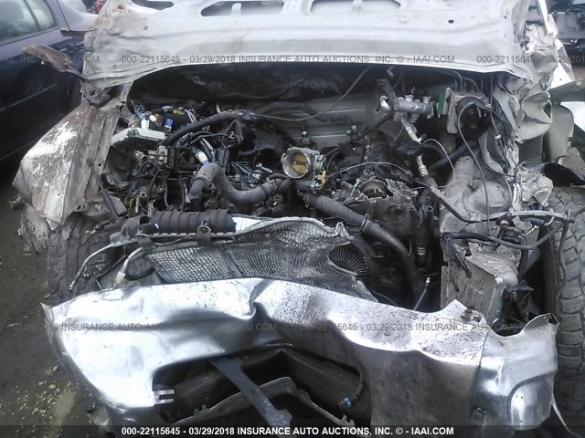 1N6BA07B87N243093 - 2007 NISSAN TITAN XE/SE/LE SILVER photo 10