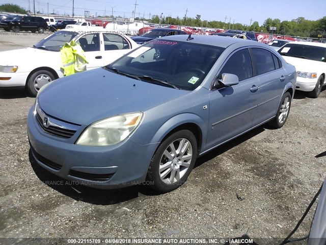 1G8ZS57N37F189549 - 2007 SATURN AURA XE BLUE photo 2