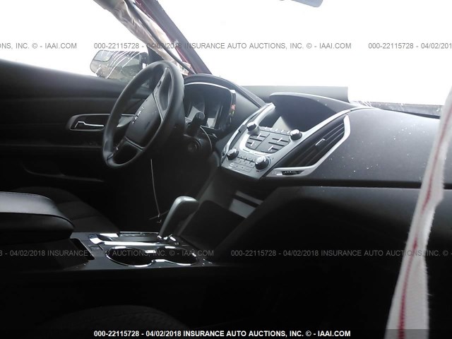 2GKALMEK7D6250575 - 2013 GMC TERRAIN SLE RED photo 5