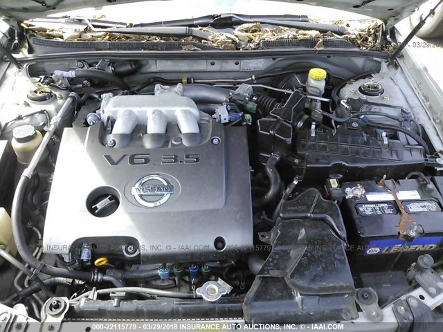 JN1DA31D43T516482 - 2003 NISSAN MAXIMA GLE/GXE/SE SILVER photo 10