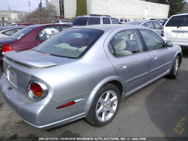 JN1DA31D43T516482 - 2003 NISSAN MAXIMA GLE/GXE/SE SILVER photo 4