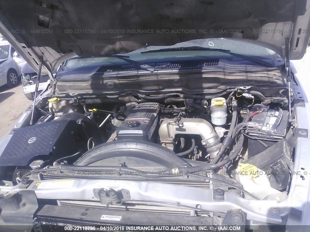 3D7KR28C07G710603 - 2007 DODGE RAM 2500 ST/SLT ვერცხლისფერი ფოტო 10
